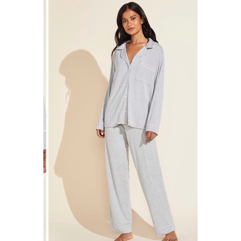 Eberjey Gray Pajama Set
